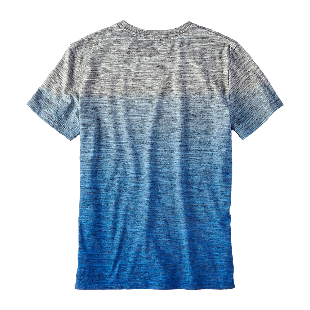 Men's rich blue & gray t-shirt