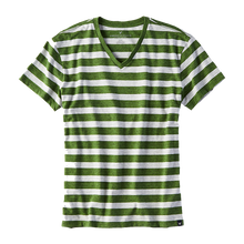 Men's green & white t-shirt