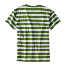 Men's green & white t-shirt